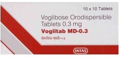VOGLITAB MD 0.3MG TAB
