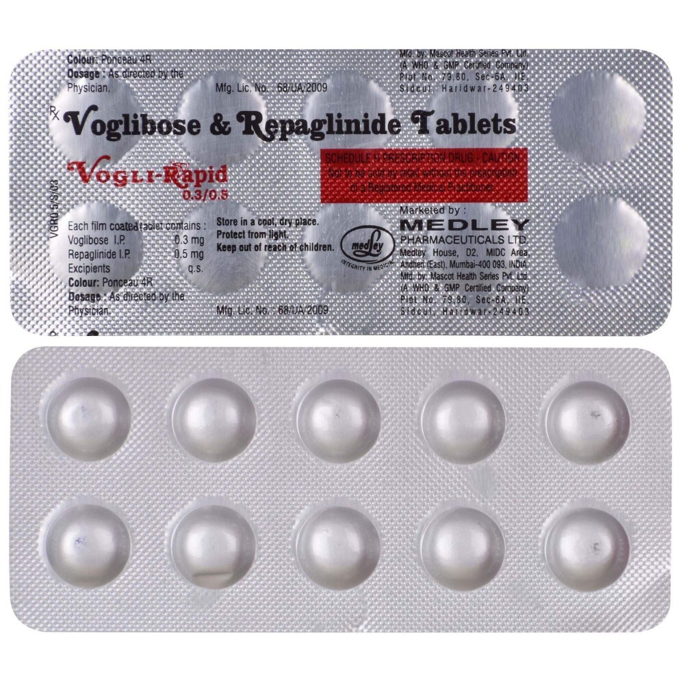 VOGLI RAPID 0.3MG/0.5MG TABLET
