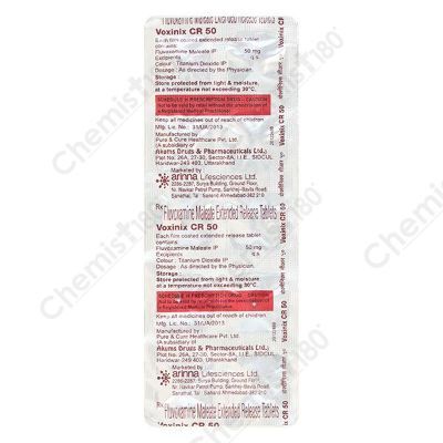 VOXINIX CR 50MG TAB