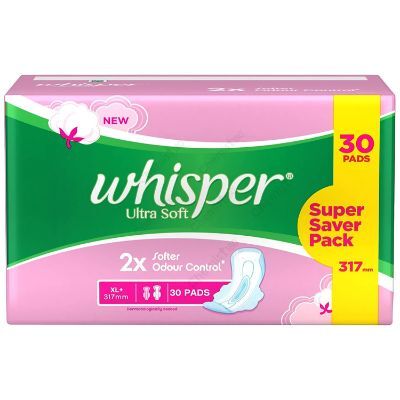 WHISPER ULTRA SOFT XL+ 30PADS