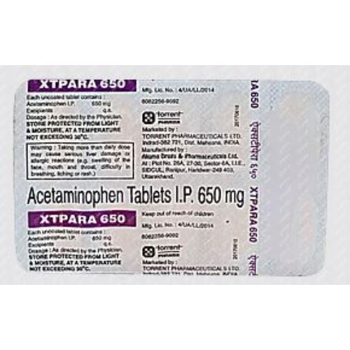 XTPARA 650MG TAB