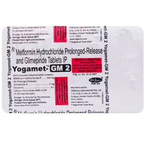 YOGAMET GM 2MG TABLET