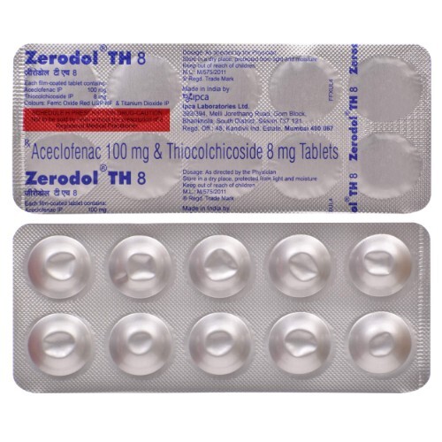 ZERODOL TH 8 MG TABLET