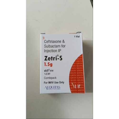 ZETRI S 1.5 GM INJECTION