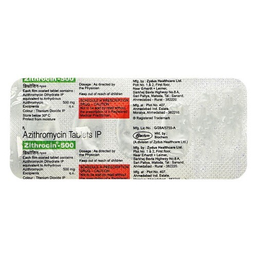 ZITHROCIN 500MG TAB