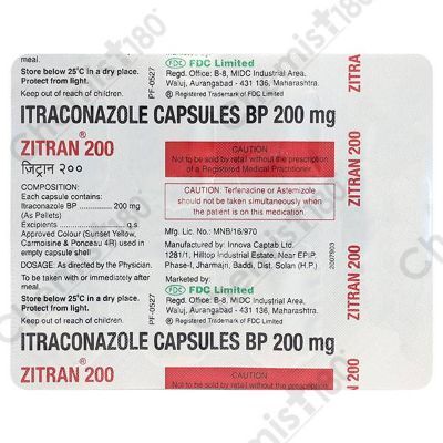 ZITRAN 200MG CAP