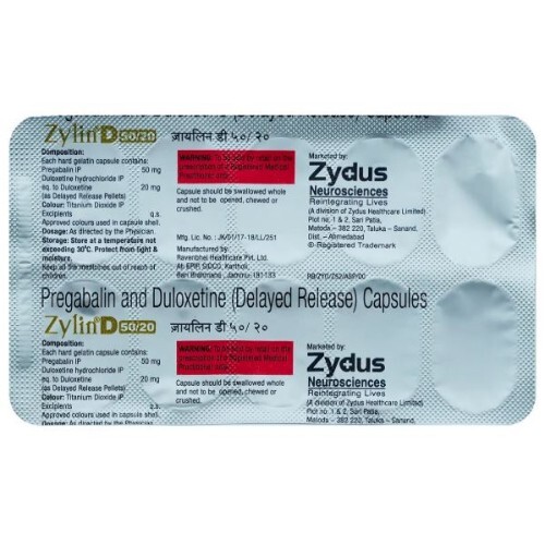 ZYLIN D 50MG/20MG CAPSULE