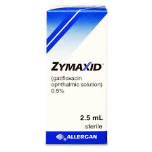 ZYMAXID 0.5% EYE DROPS 2.5ML