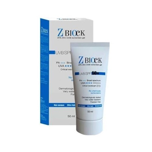 Z BLOCK SPF50 SUNSCREEN GEL 50GM