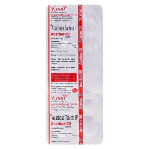 ACARBOZ 50MG TABLET