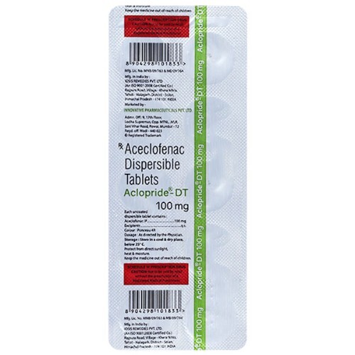 ACLOPRIDE 100MG DT TABLET