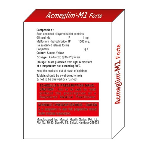 ACMEGLIM M 1 MG FORTE TABLET