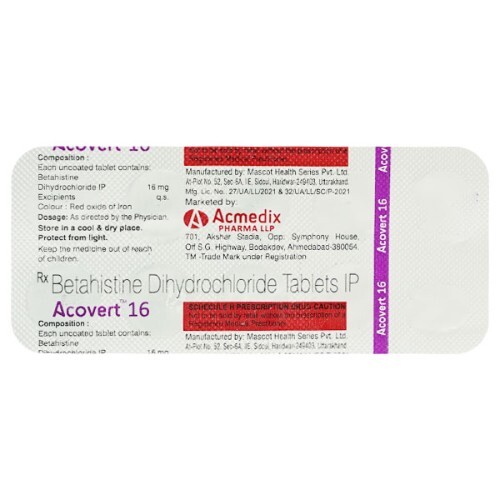 ACOVERT 16 MG TABLET