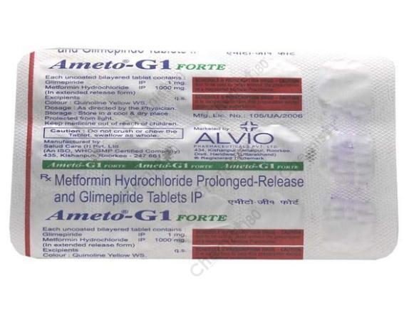 AMETO G FORTE 1MG TABLET