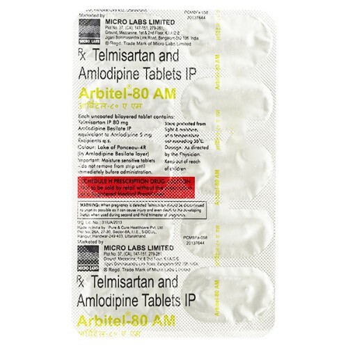 ARBITEL AM 80MG TABLET