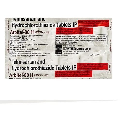 ARBITEL H 80MG TABLET