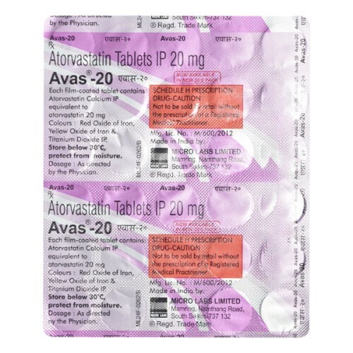 AVAS 20MG TABLET