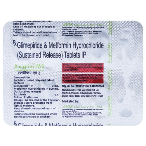 AXIGLIM M 2MG TABLET