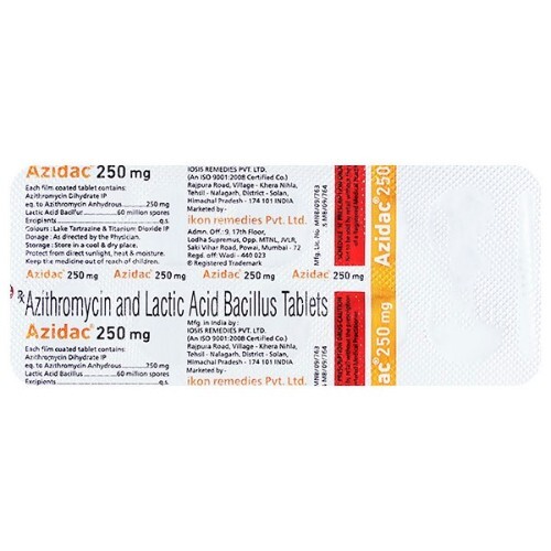 AZIDAC 250MG TABLET
