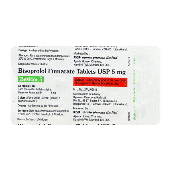 BESICOR 5MG TABLET