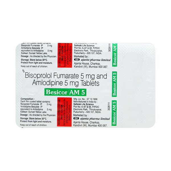 BESICOR AM 5/5 MG TABLET