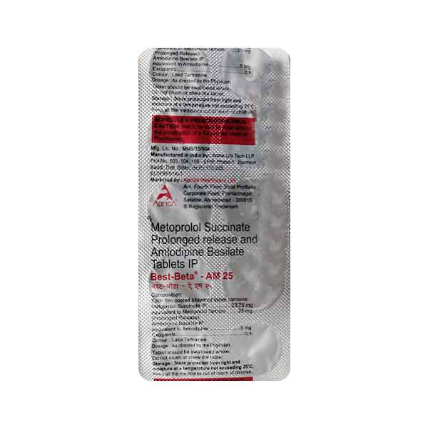 BEST BETA AM 25MG TABLET