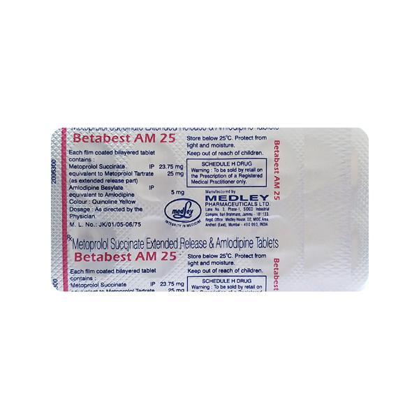 BETABEST AM 25MG TABLET