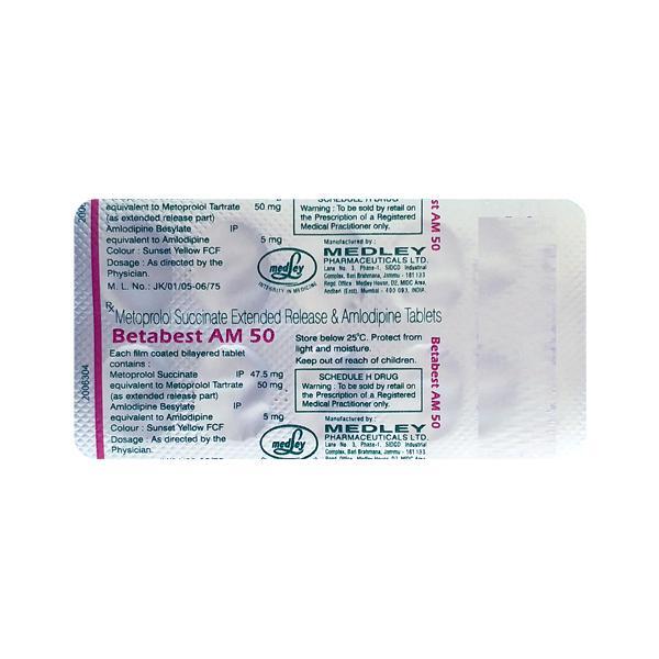 BETABEST AM 50MG TAB