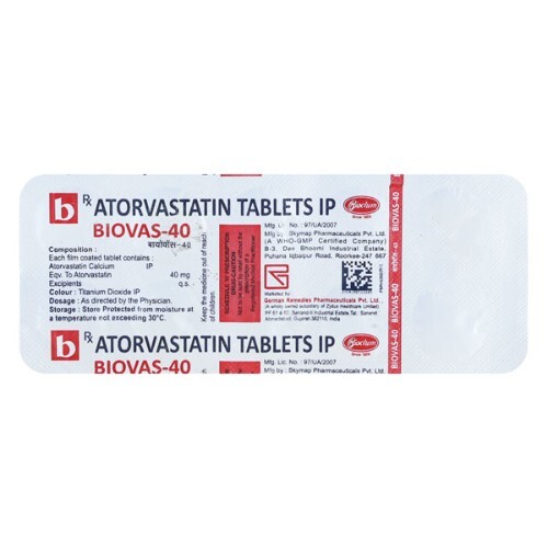 BIOVAS 40MG TABLET