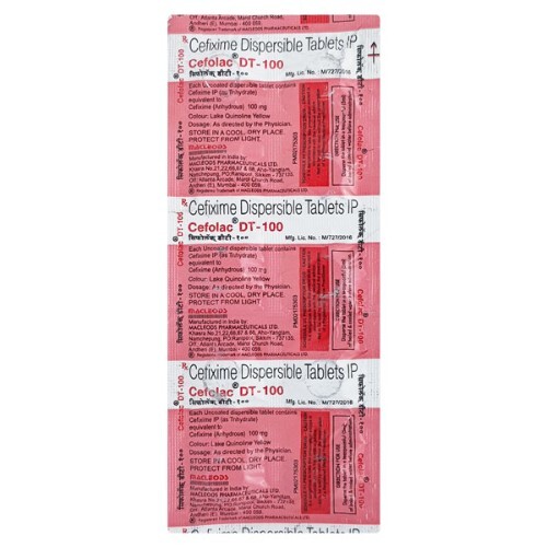 CEFOLAC DT 100MG TABLET