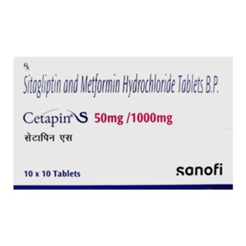 CETAPIN S 50 MG / 1000 MG TABLET