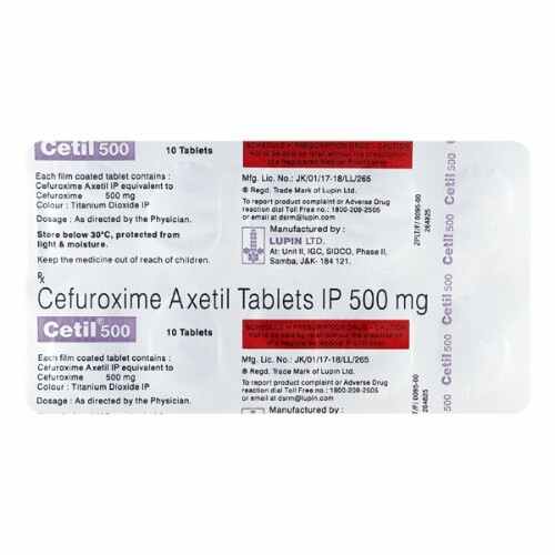CETIL 500MG TAB