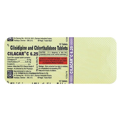 CILACAR C 6.25MG TABLET