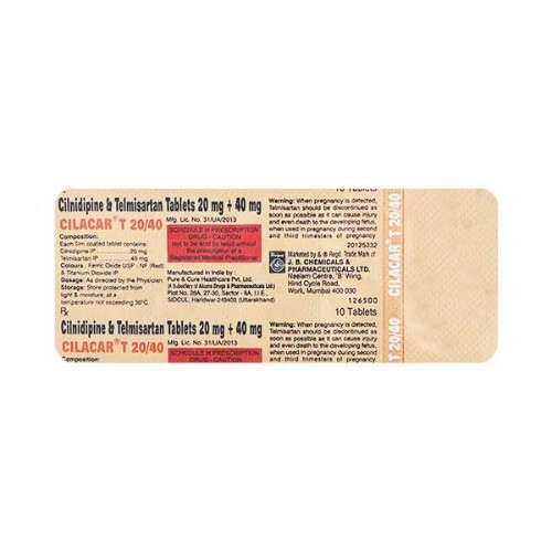 CILACAR T 20MG/40MG TABLET