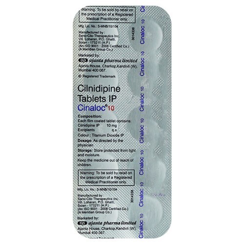 CINALOC 10 MG TABLET