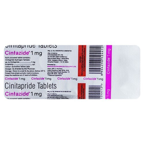 CINTAZIDE 1MG TABLET