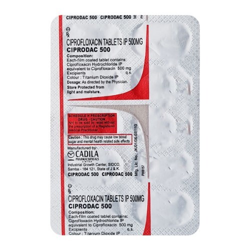 CIPRODAC 500MG TABLET