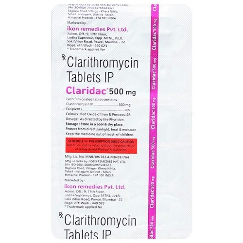 CLARIDAC 500MG TABLET