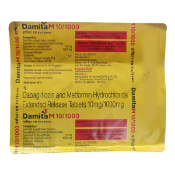 DAMITA M 10MG/1000MG TABLET