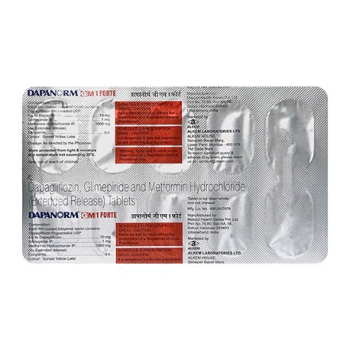 DAPANORM GM 1MG FORTE TABLET