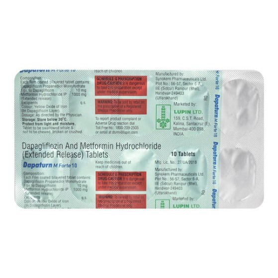 DAPATURN M FORTE 10MG TABLET
