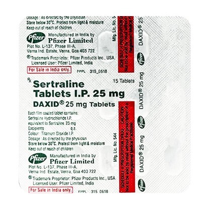 DAXID 25MG TABLET