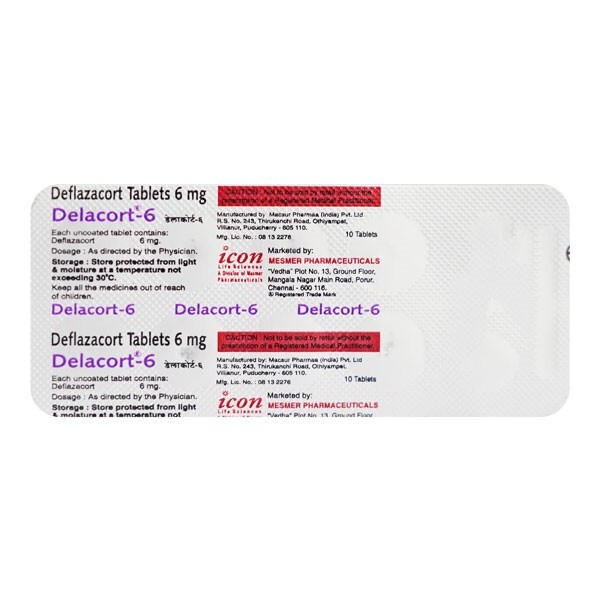 DELACORT 6MG TABLET