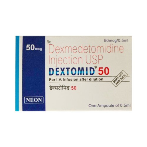 DEXTOMID 50MCG INJECTION 0.5ML
