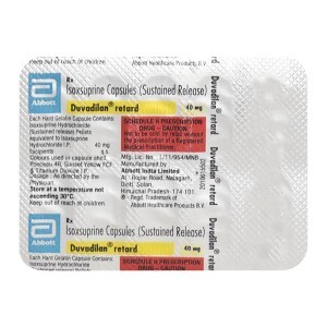 DUVADILAN RETARD 40MG CAPSULE