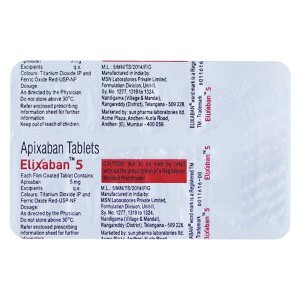 ELIXABAN 5 MG TABLET