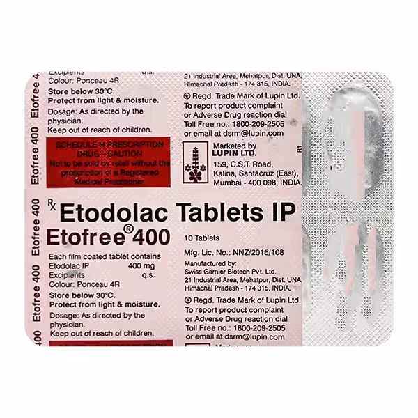 ETOFREE 400MG TABLET