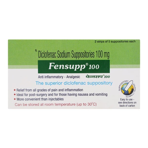FENSUPP 100MG SUPPOSITORY