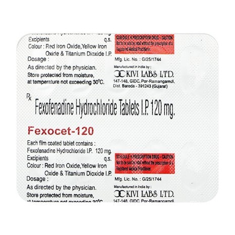 FEXOCET 120MG TABLET