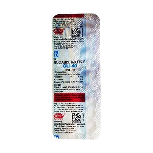 GLI 40 MG TABLET